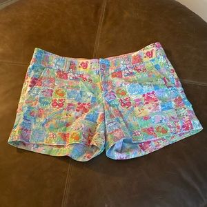 Lilly Pulitzer “state of mind” print shorts